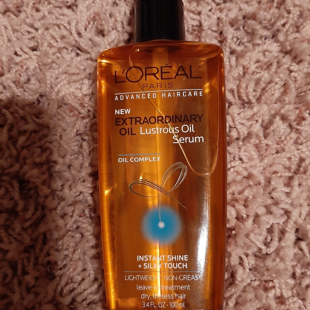 L'Oreal Paris Advanced Haircare. New Extraordinary Oil. Lustrous Oil Serum.